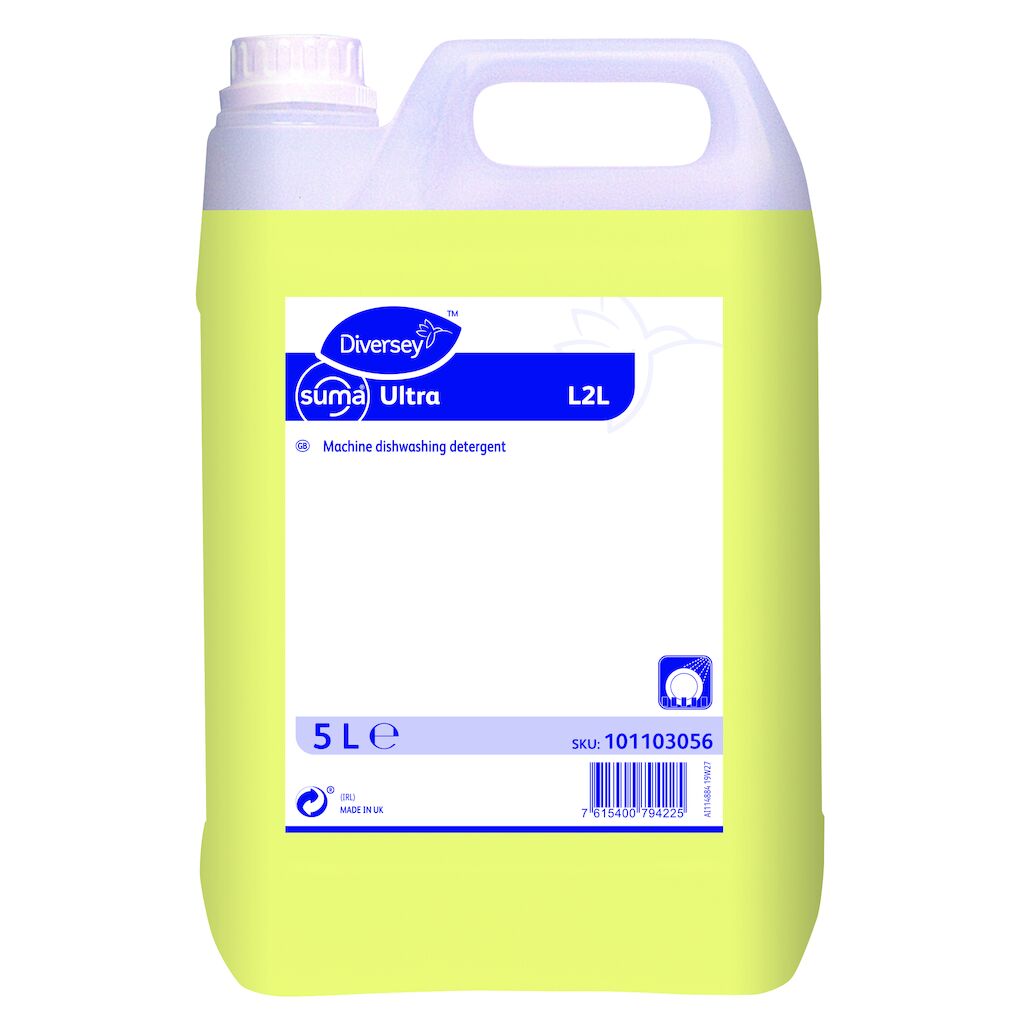 Suma Ultra L2L 2x5L - Liquid machine dishwashing detergent for soft ...