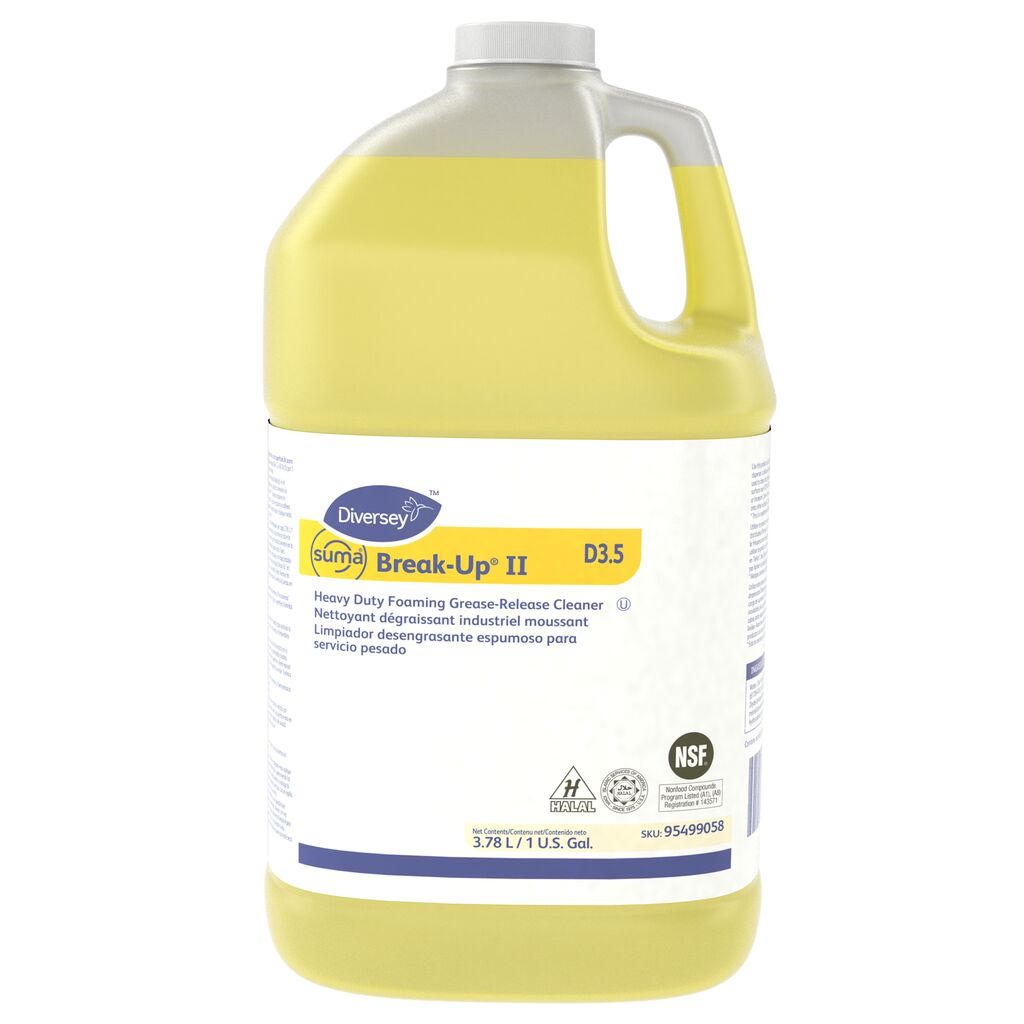 Suma® Break-Up® II D3.5 D3.5, 1gal, 4/CT - Heavy Duty