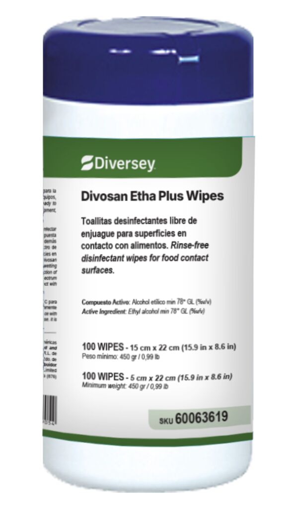 Divosan Etha Plus Wipes 12x100ea - Toallitas desinfectantes libre de ...