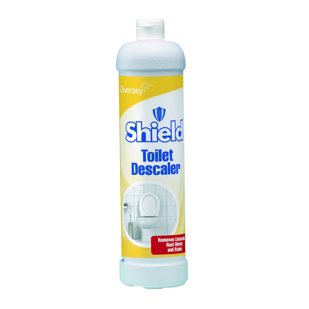 Shield Toilet Descaler 12x1L - Heavy duty limescale remover for toilets ...