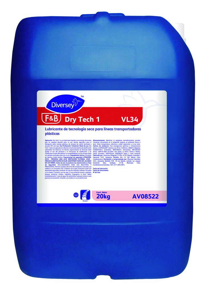 DRY TECH 1 20kg - Lubricante de tecnología seca para líneas ...