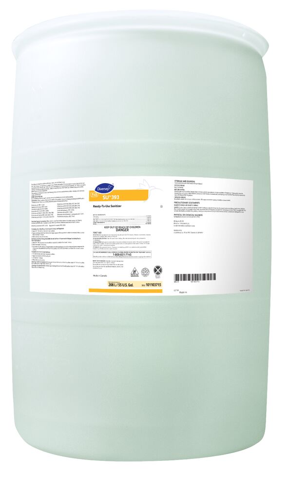 SU 393, 55gal - RTU SPRAY CLEANER AND SANITIZER | Solenis Products