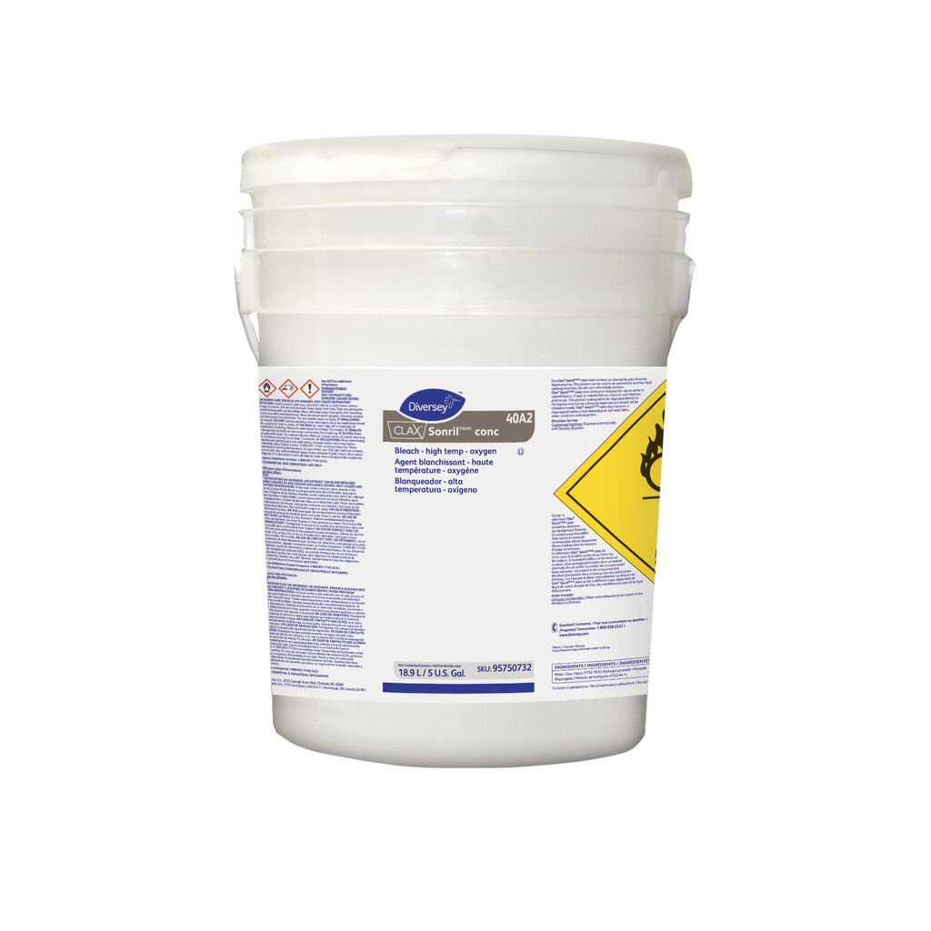 Clax® Sonril conc 40A2 40A2, 5gal - Bleach - high temp - oxygen ...