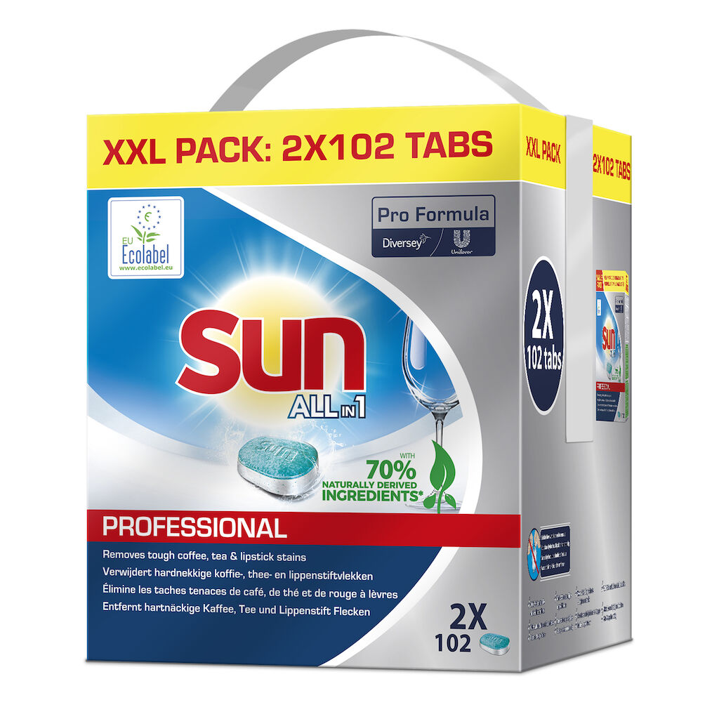 Sun Pro Formula All in 1 Tablets 2x102pc - Diswasher tablets all in1 ...
