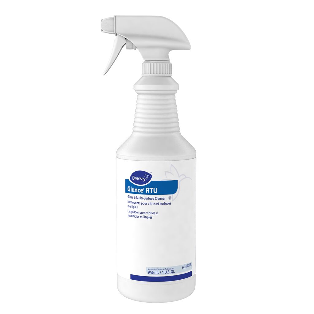 Glance® Glass & Multi-Surface Cleaner, 32foz, 12/CT - Glass