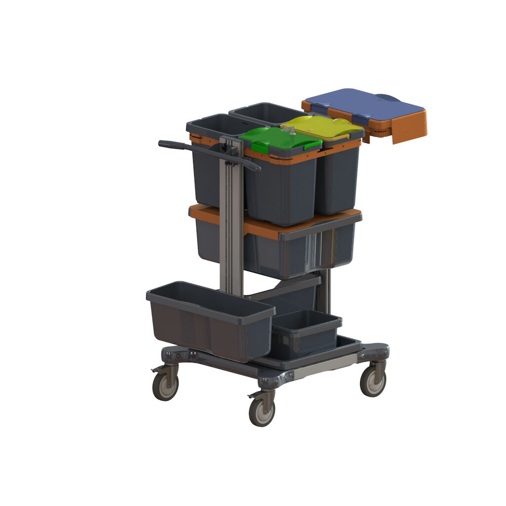 Chariot TASKI Mini Trolley JM EHPAD Secur 1pc - Nettoyage par pré ...