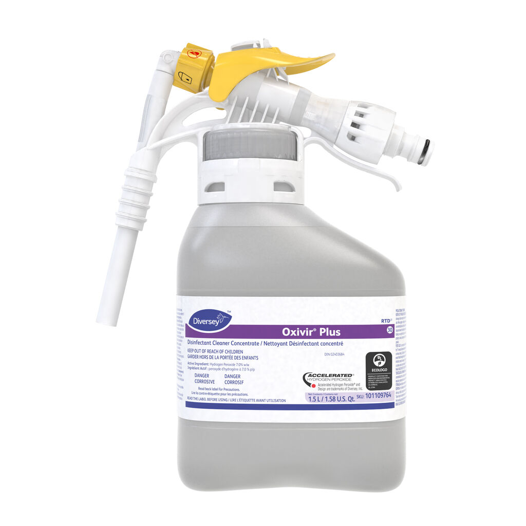 Oxivir® Plus Disinfectant Cleaner Concentrate 30, 1.5L, 2/CT