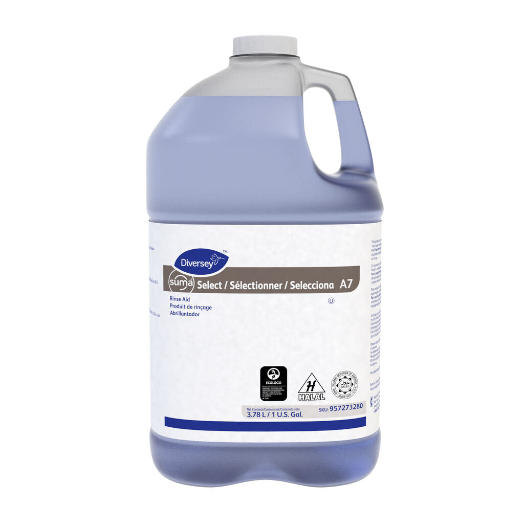 Suma® Select A7 A7, 1gal, 4/CT - Rinse Aid | Solenis Products