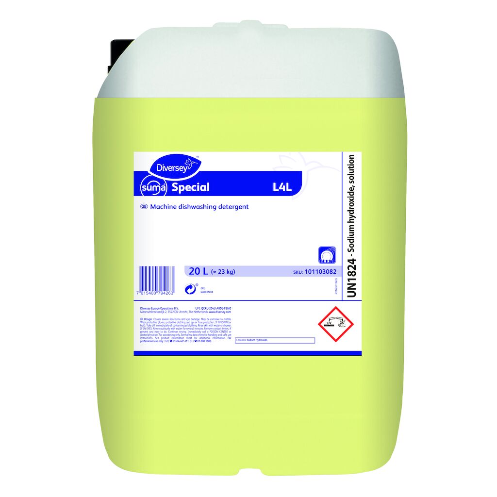 Suma Special L4L 20L - Liquid machine dishwashing detergent for medium ...