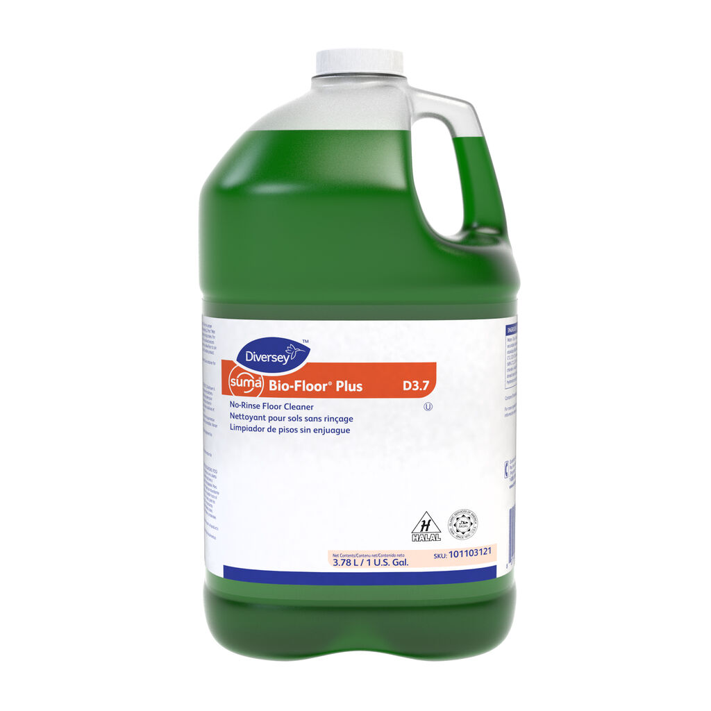 Suma® Bio-Floor® Plus D3.7, 1gal, 4/CT - No-Rinse Floor Cleaner