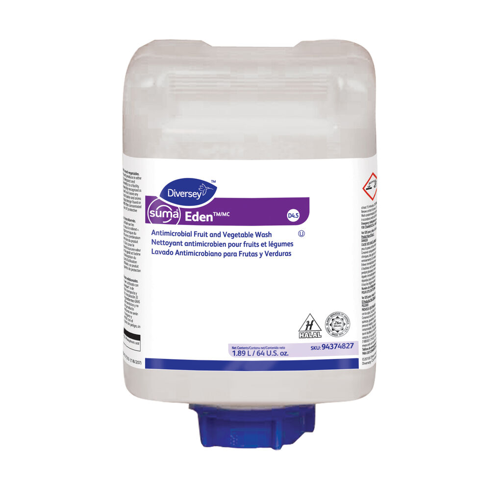 Suma® Eden™ D4.5 D4.5, 64oz, 4/CT - Antimicrobial Fruit and