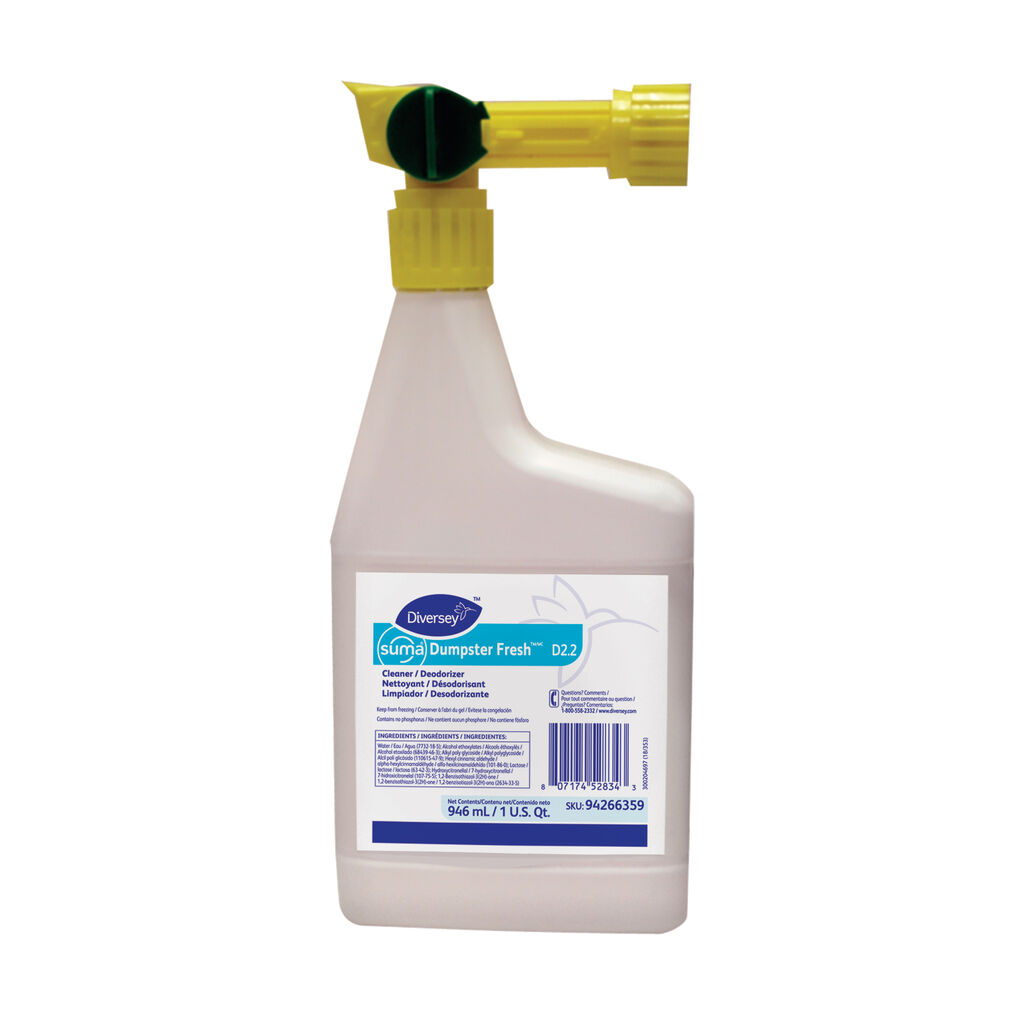 SUMA Suma® Dumpster Fresh™ D2.2, 32oz, 4/CT - Cleaner / Deodorizer