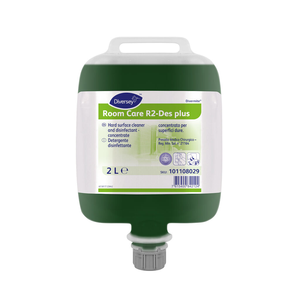 Room Care R2 - Des Plus 2x2L - Detergente disinfettante concentrato in ...