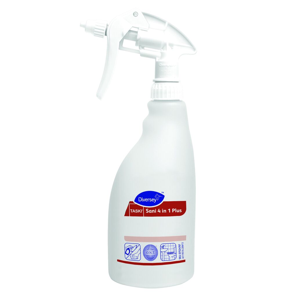 TASKI Sani 4 in 1 Plus Empty Spraybottles 5x1pc - Spray bottle 500 ml ...