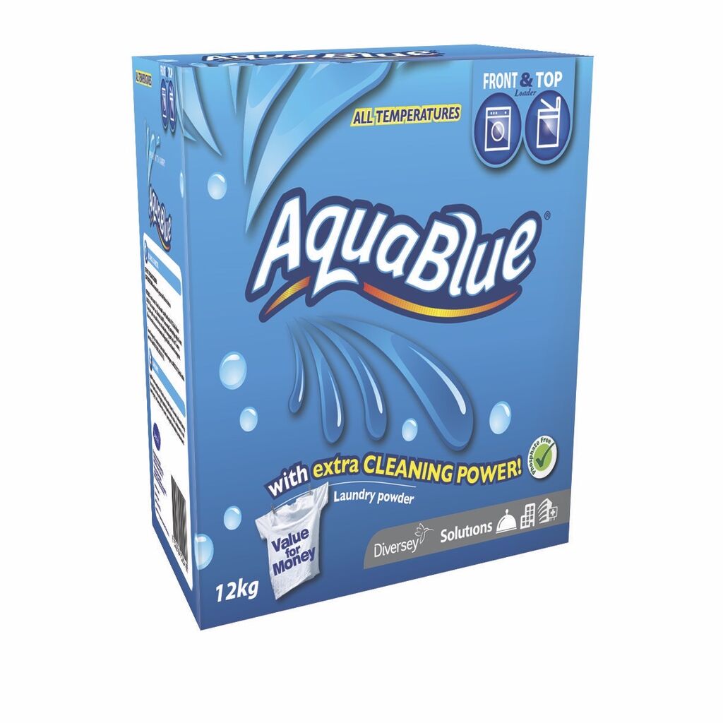 Aquablue Laundry Powder 12kg - Front & Top Loader Laundry Powder ...