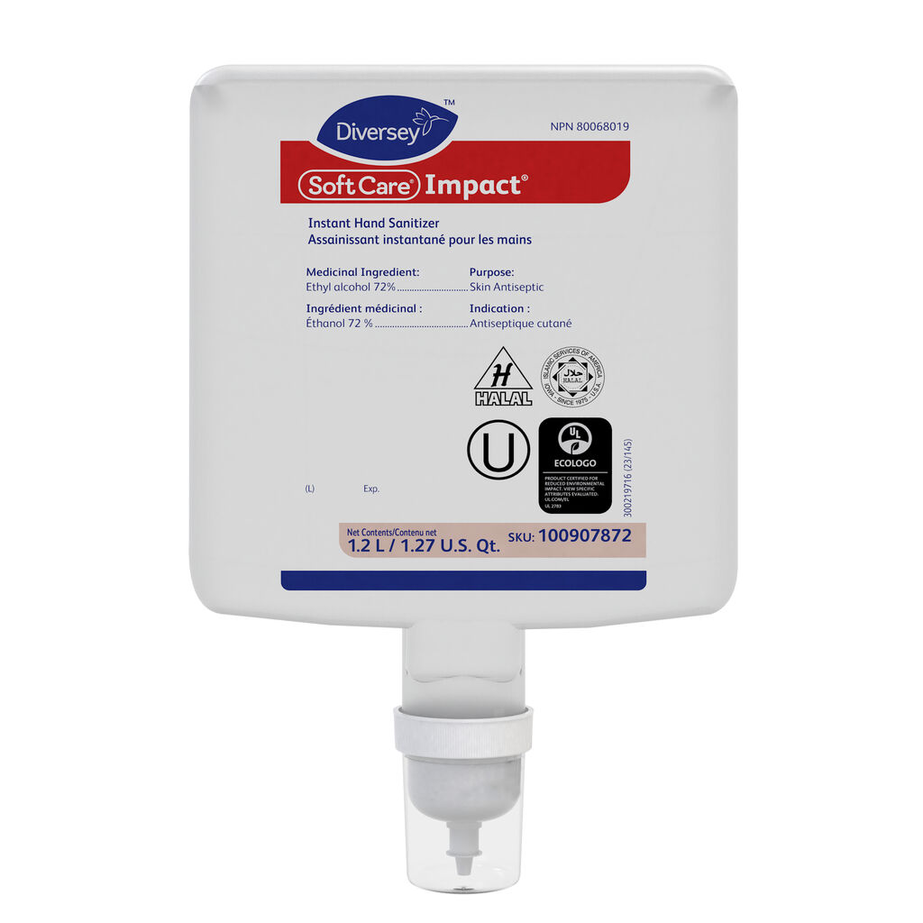 ソルトページ Soft Care® Impact® Instant Hand Sanitizer (CAN), 1.2L, 6/CT
