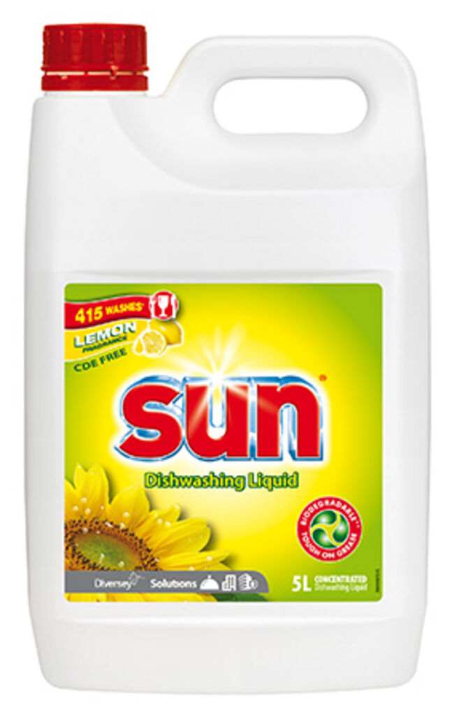 Sun Lemon Dish Washing Liquid 2x5L - Dishwashing Liquid | Solenis Products