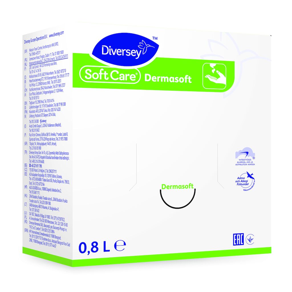 Soft Care Dermasoft 6x0.8L - Reconditioning hand cream | Solenis Products