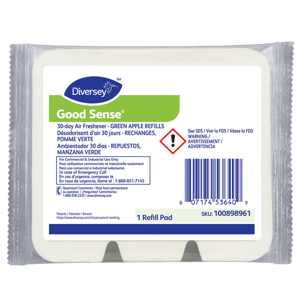 Good Sense® 30-Day Air Freshener (Green Apple), 1ea, 12/CT - 30
