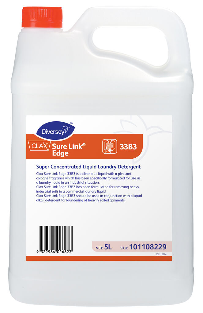 Clax Sure Link Edge 33B3 2x5L - Super Concentrated Liquid Laundry ...