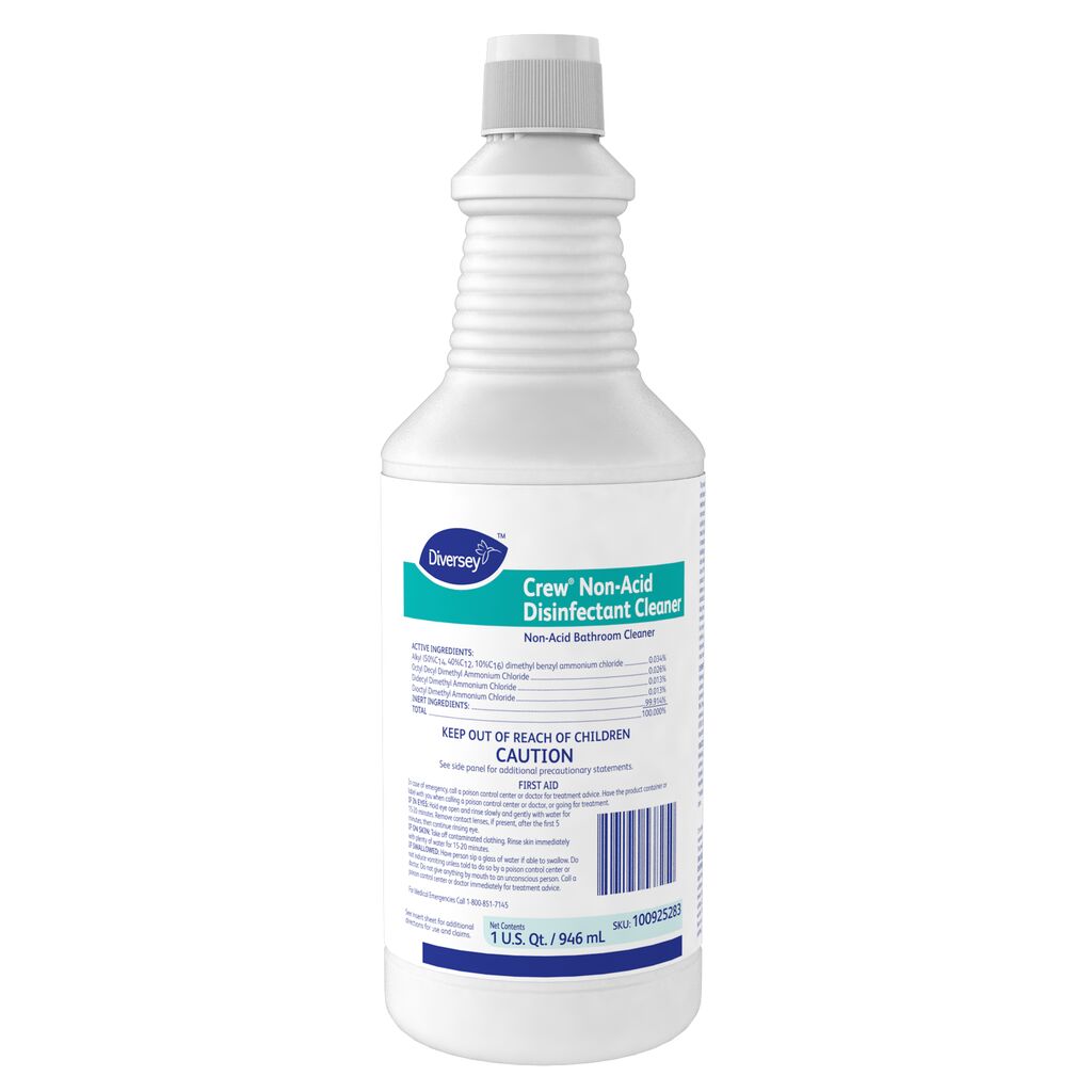 Crew® Non-Acid Disinfectant Cleaner, 32foz, 12/CT - Non-Acid Bowl
