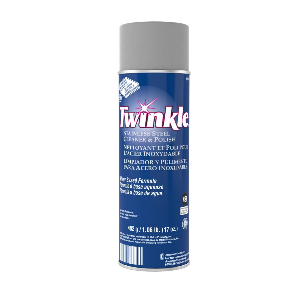 Twinkle® Stainless Steel Cleaner & Polish, 17oz, 12/CT - Stainless