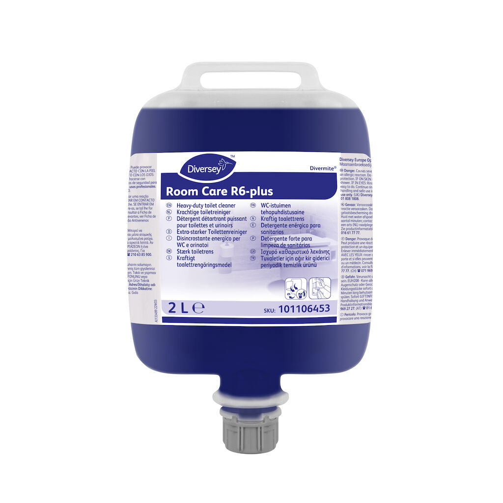 Room Care R6-plus 2x2L - Detergente enérgico para sanitarios ...