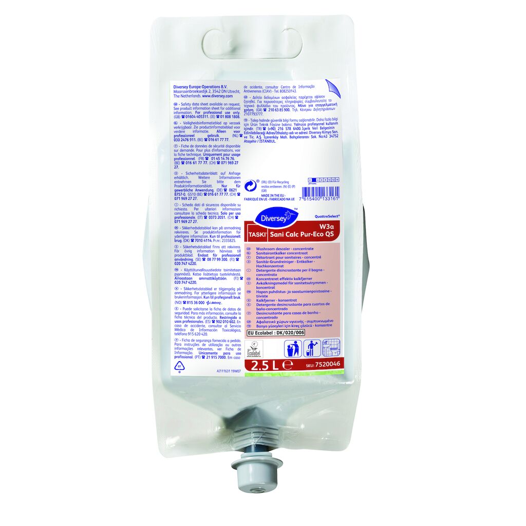TASKI Sani Calc Pur-Eco QS 2x2.5L - Washroom descaler in QuattroSelect ...