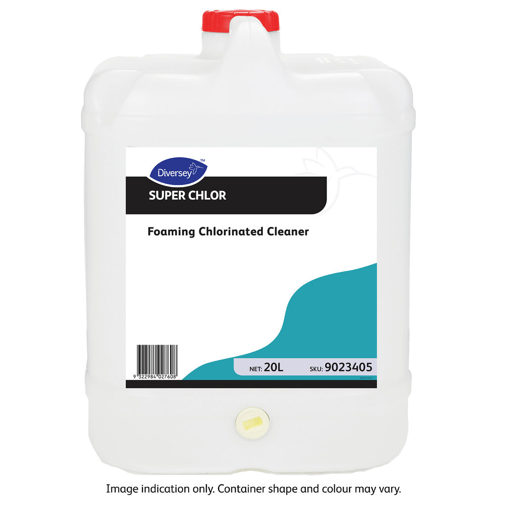 Super Chlor 20L - Heavy Duty Self Foaming Chlorinated Detergent ...