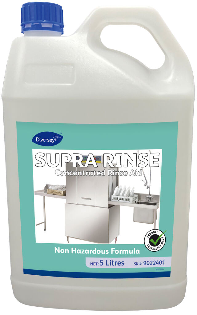 Supra Rinse 3x5L - Concentrated Rinse Aid | Solenis Products