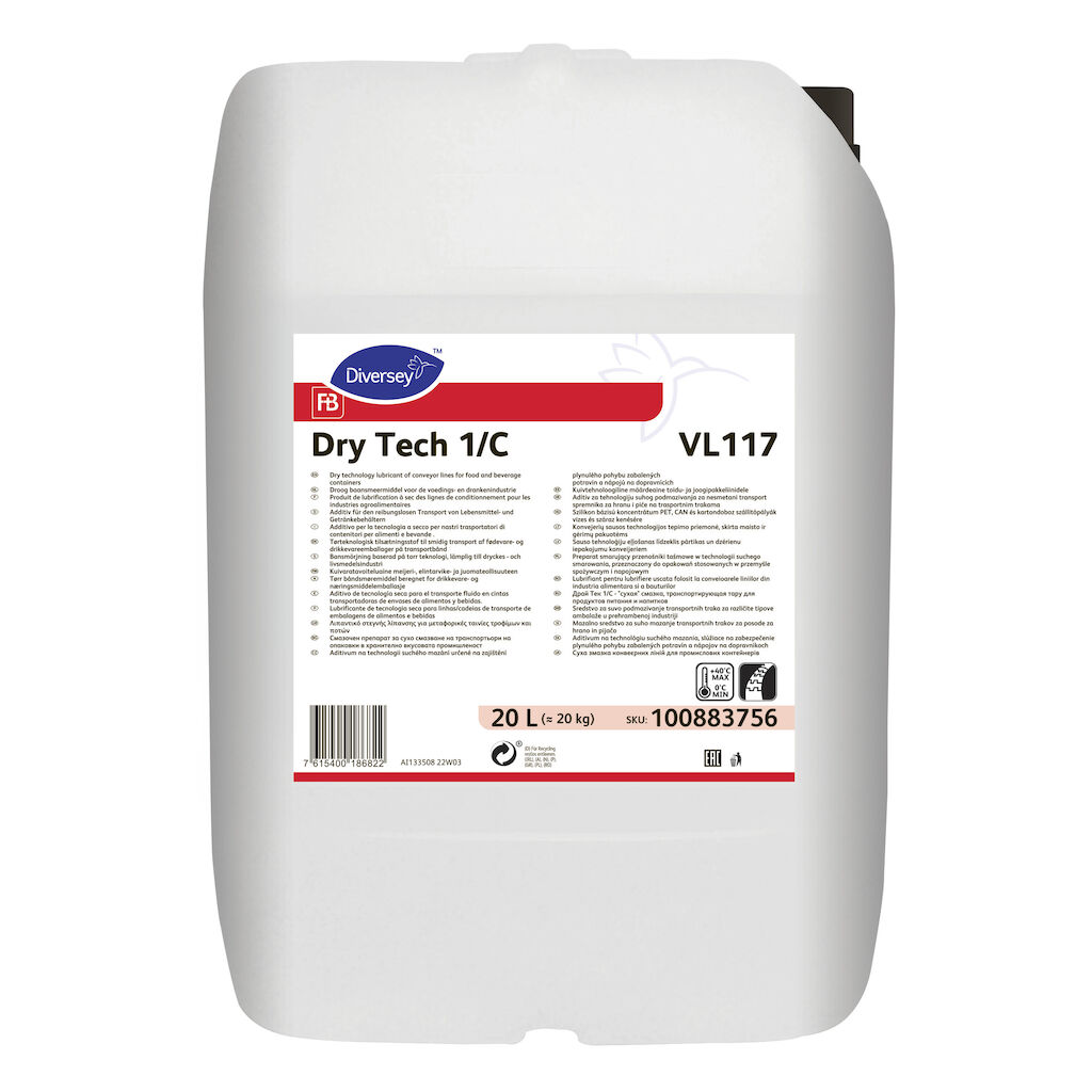 Dry Tech 1/C VL117 20L - Droog baansmeermiddel voor de voedings- en ...