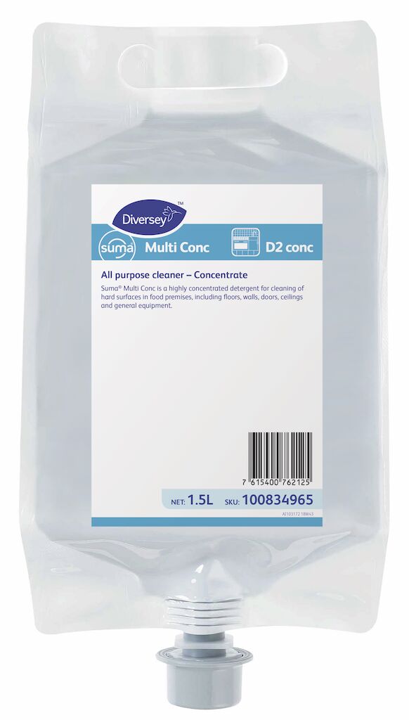 Suma Multi conc D2 4x1.5L - All purpose cleaner | Solenis Products