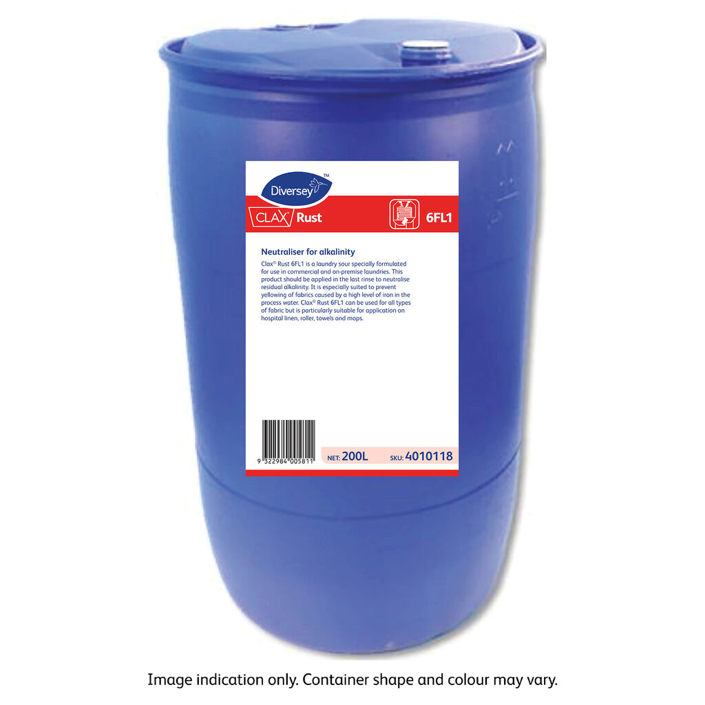 Clax Rust 6FL1 200L - Neutraliser for alkalinity | Solenis Products