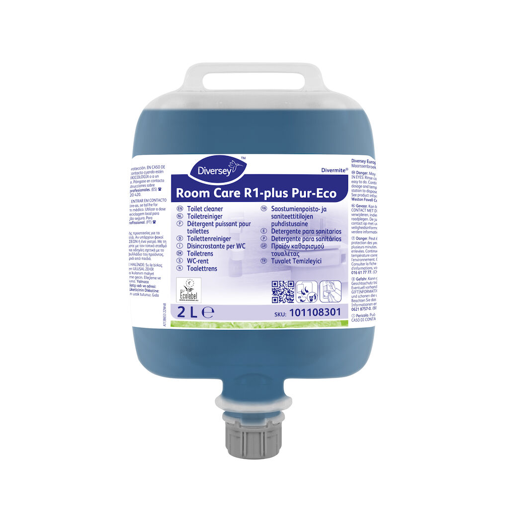 REPTIRE CARE Ⅰ・Ⅱ Room Care R1-plus Pur-Eco 2x2L - Toilet cleaner | Solenis Products
