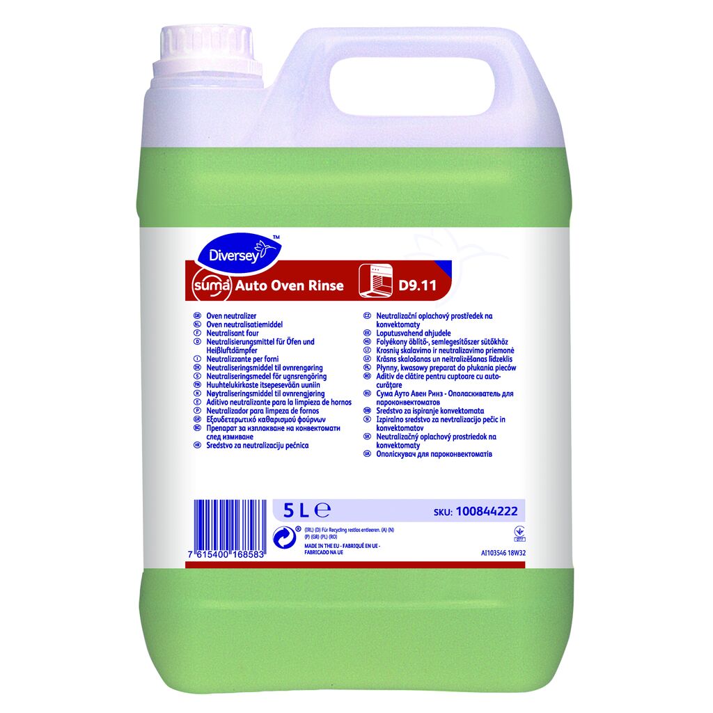 Suma Auto Oven Rinse D9.11 2x5L - Liquid acidic rinse aid | Solenis ...