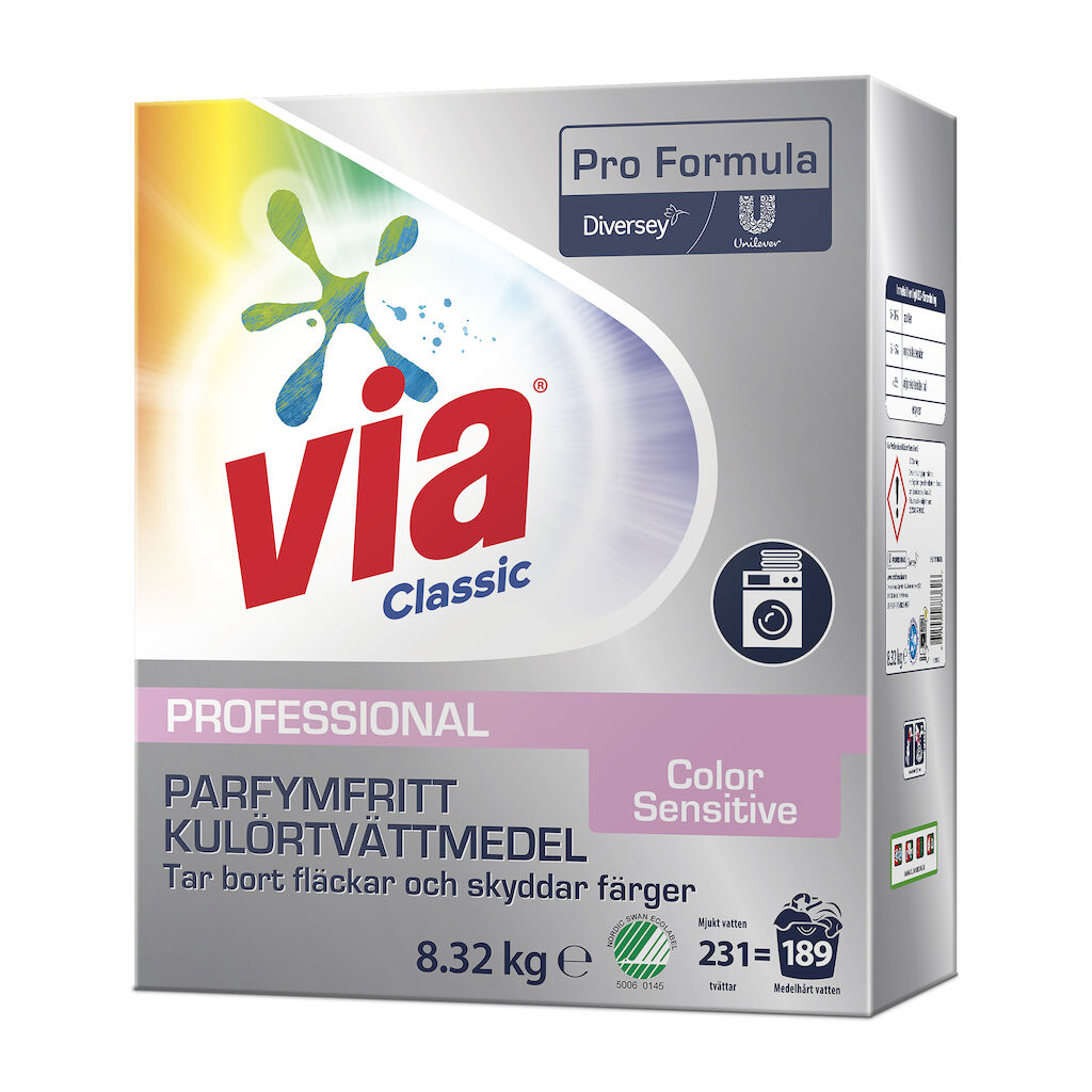 Via Pro Formula Color Sensitive S 8.32kg - Svanenmärkt parfymfritt ...