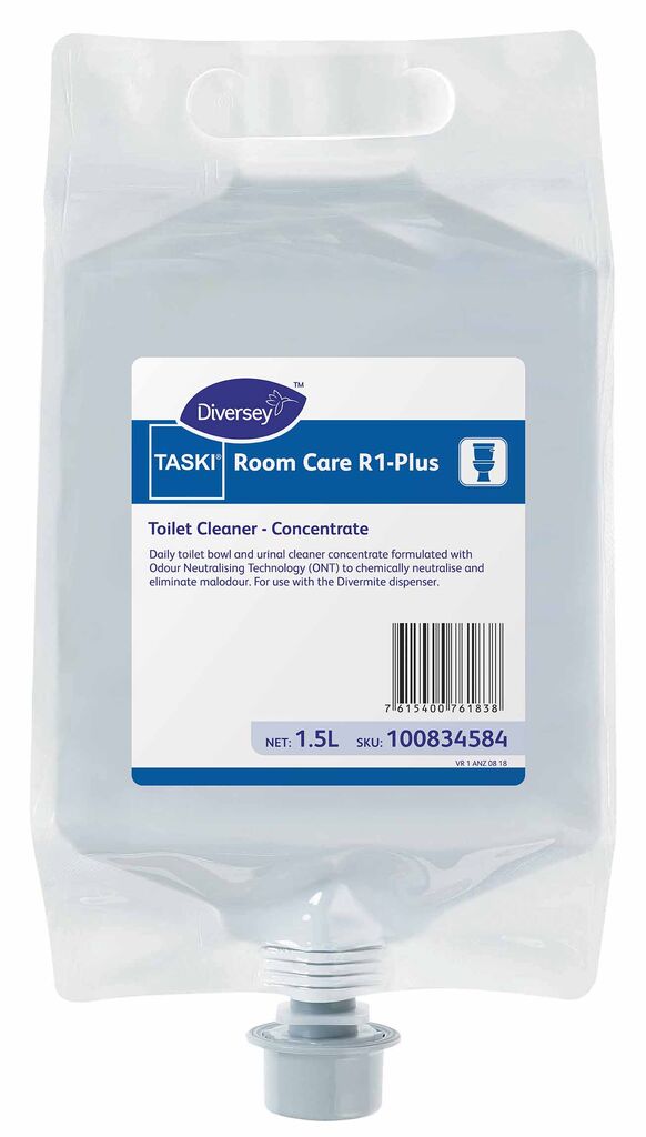 TASKI Room Care R1 - Plus 2x1.5L - Toilet Cleaner -Concentrate ...