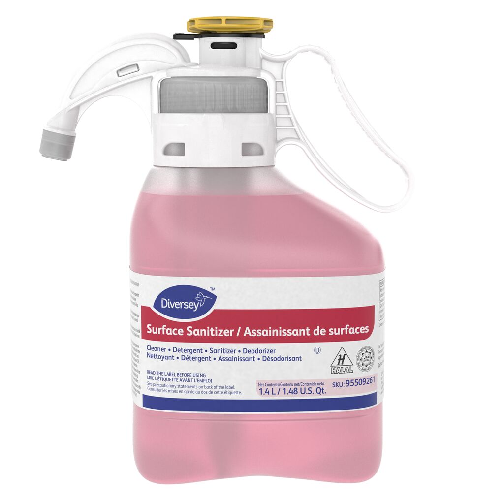 Surface Sanitizer, 1.4L, 2/CT - Cleaner Detergent Sanitizer