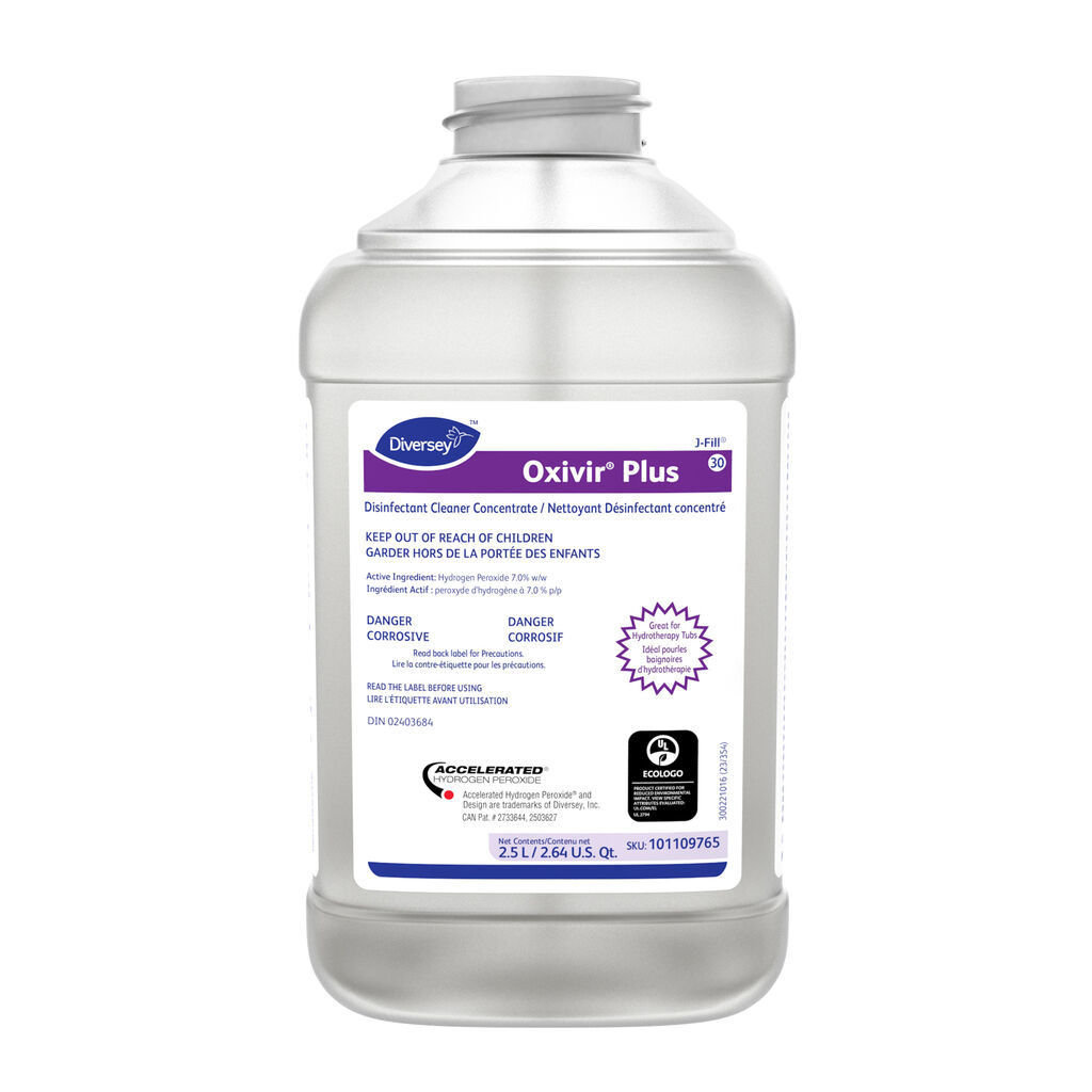 Oxivir® Plus Disinfectant Cleaner Concentrate 30, 2.5L, J-Fill