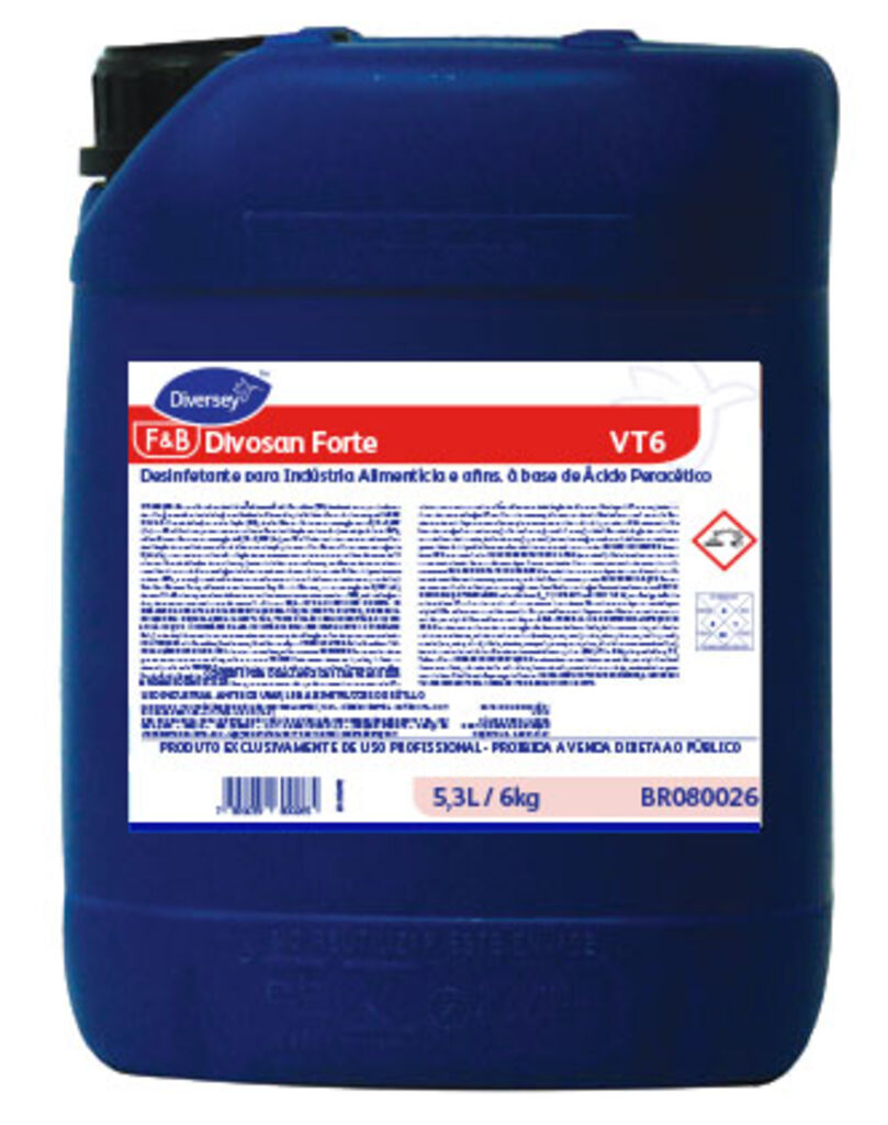 DIVOSAN FORTE 5.3L - DESINFETANTE PARA INDÚSTRIA ALIMENTÍCIA E AFINS, À ...