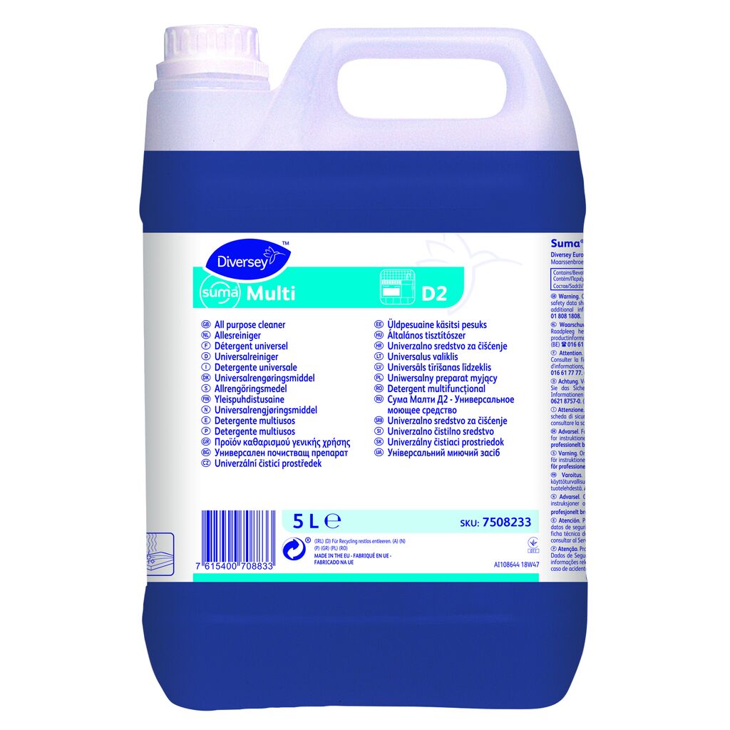 Suma Multi D2 2x5L - All purpose cleaner | Solenis Products