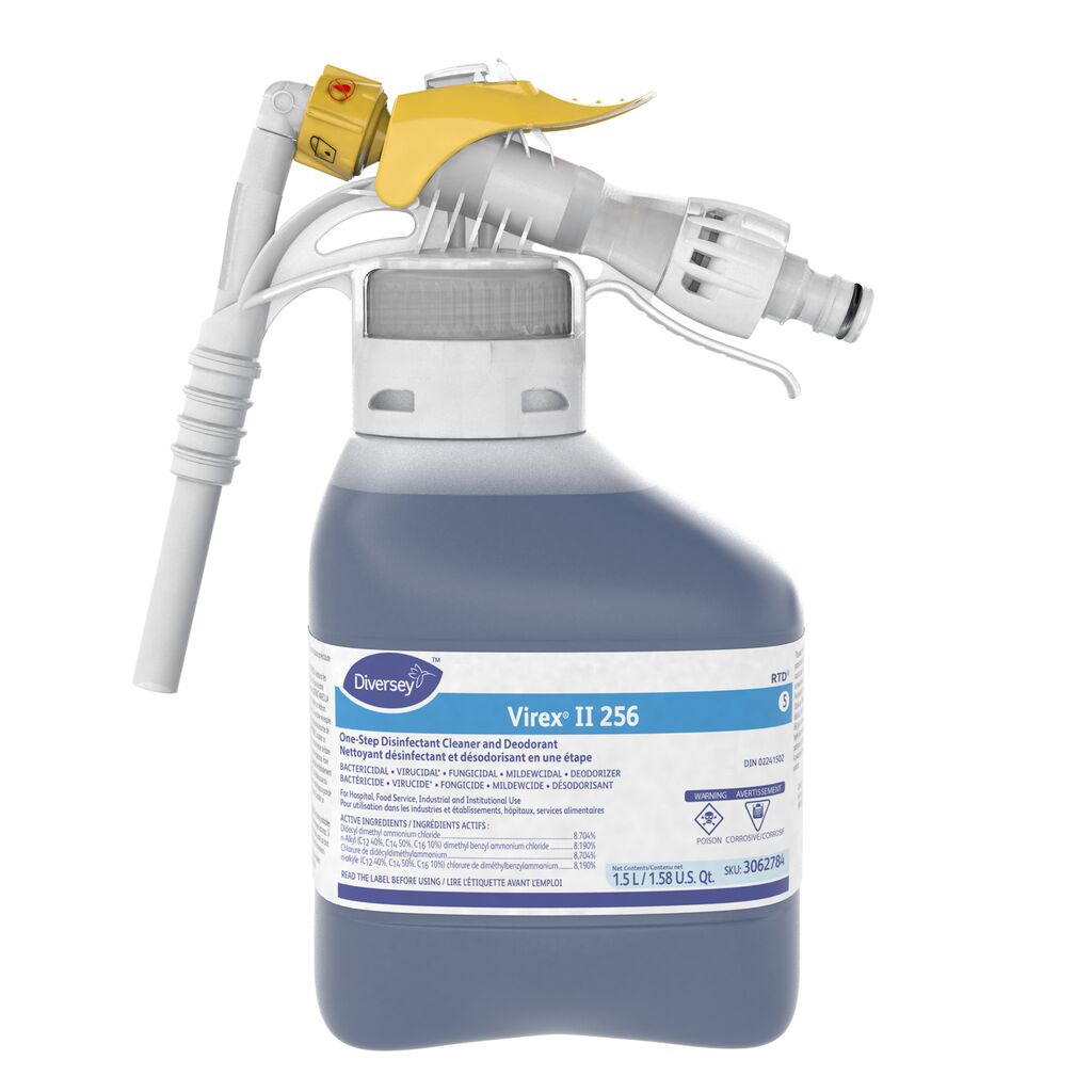 Virex® II 256 One-Step Disinfectant Cleaner and Deodorant 5, 1.5L