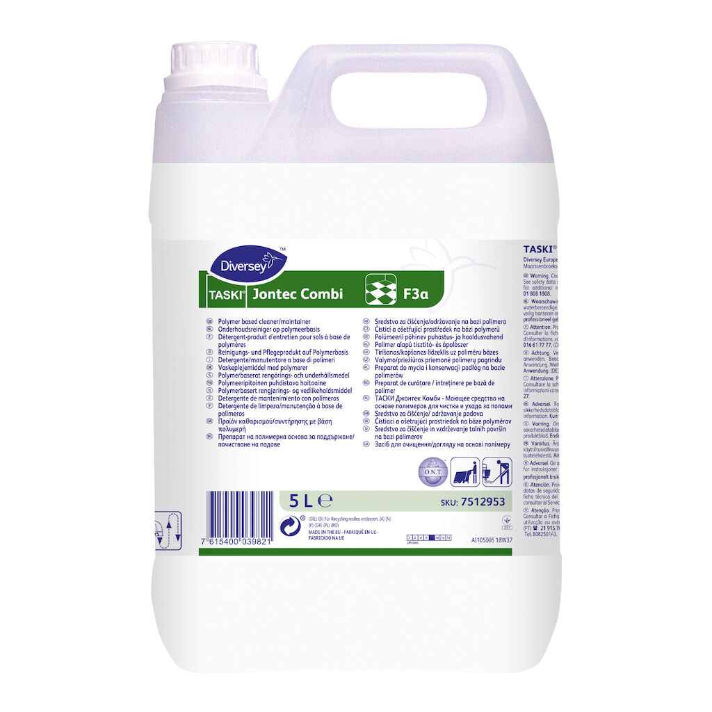 TASKI Jontec Combi F3a 2x5L - Čistiaci a ošetrujúci prostriedok na báze polymérov