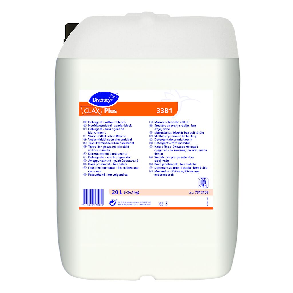 Clax Plus 33B1 20L - Prací prostriedok - bez bielidla